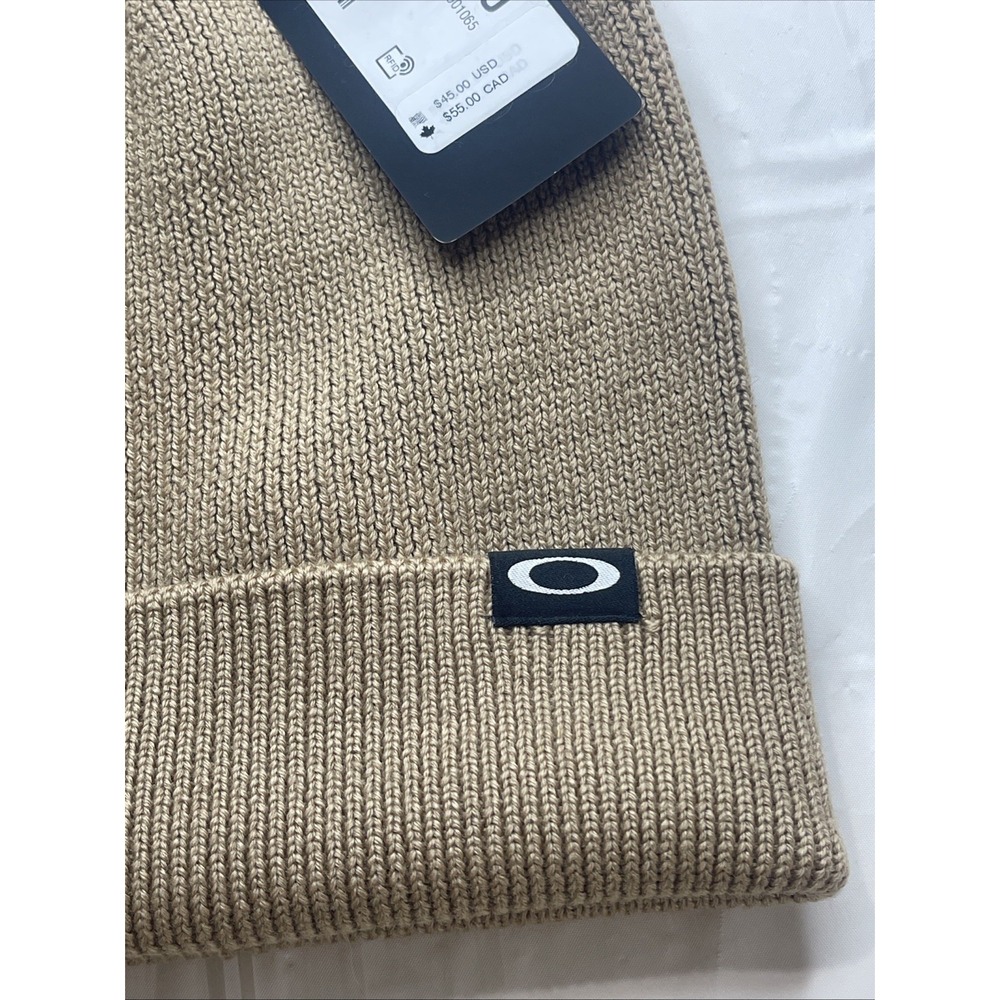 Oakley Cuffed Ellipse RC Beanie Light Curry 5GL New With Tags - Picture 3 of 6